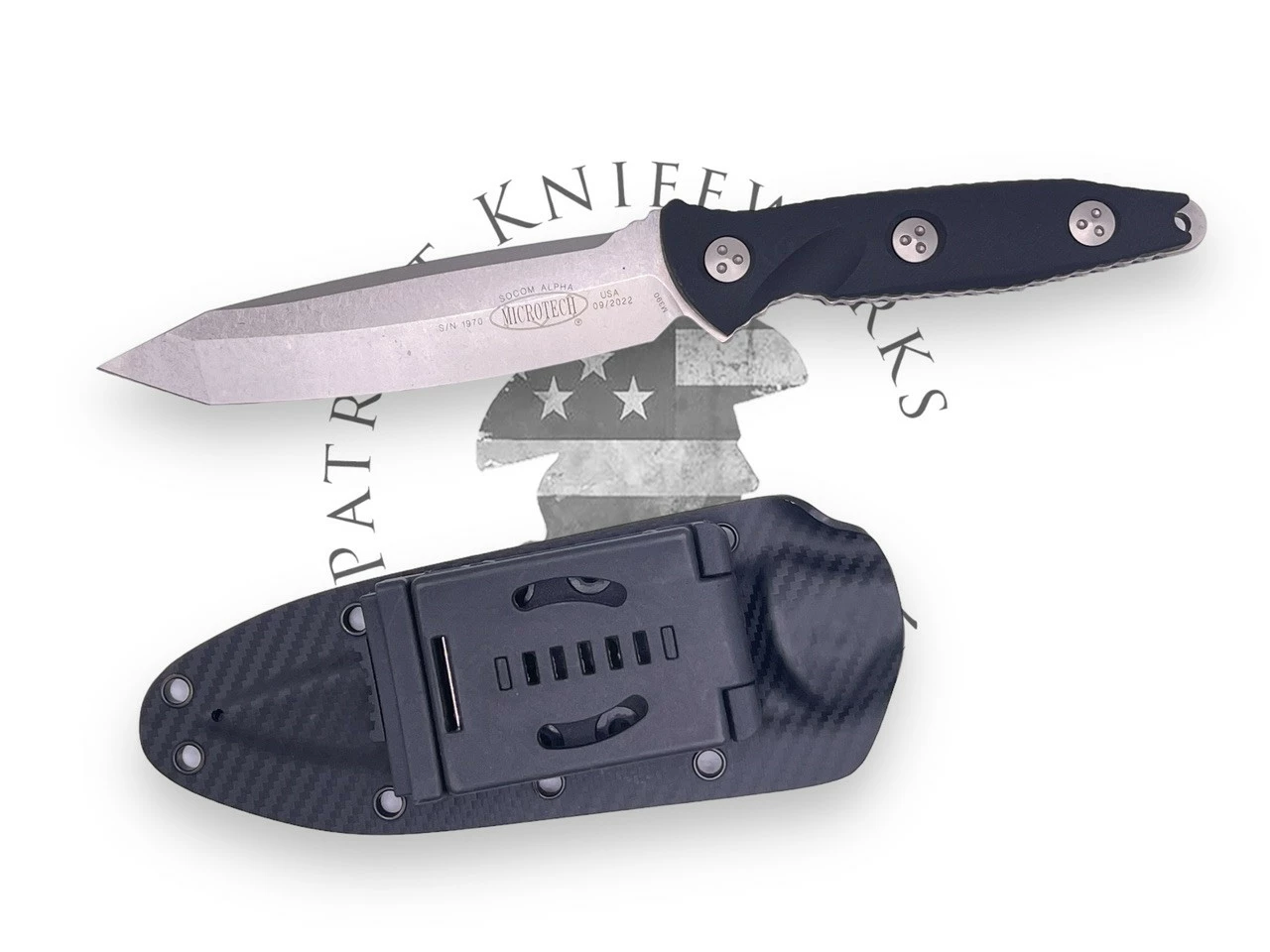 Microtech 114-10 Socom Alpha T/E Stonewash Standard 3 Microtech 114-10 Socom Alpha T/E Stonewash Standard