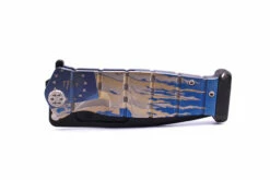 Medford USMC FF S45VN PVD Blade, Blue Tattered 1776 Flag Handles, STD HW/Clip, PVD Pommel -PATRIOT KNIFEWORKS Sales 76F1F731 8CB1 4F5B 96E0 18F5DCC1092D 70170.1679585347