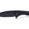 Medford Swift FL Flipper S45VN PVD DP Blade, Black Handle, PVD Spring, FLM HW/Clip