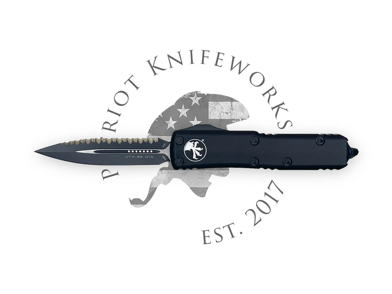Microtech 232-3T UTX-85 D/E Tactical Full Serrated 3 Microtech 232-3T UTX-85 D/E Tactical Full Serrated