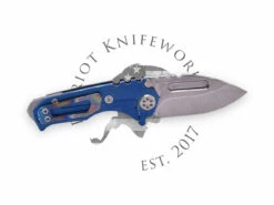 Medford Micro T S45VN Tumbled DP Blade, Faced/Flm Galaxy Handle, Blue Spring, STD HW, Brsh/Flm Galaxy Clip, NP3 Breaker -PATRIOT KNIFEWORKS Sales 87B41643 CB3B 42E2 B4B2 488A39E6C4BB 42621.1687548680