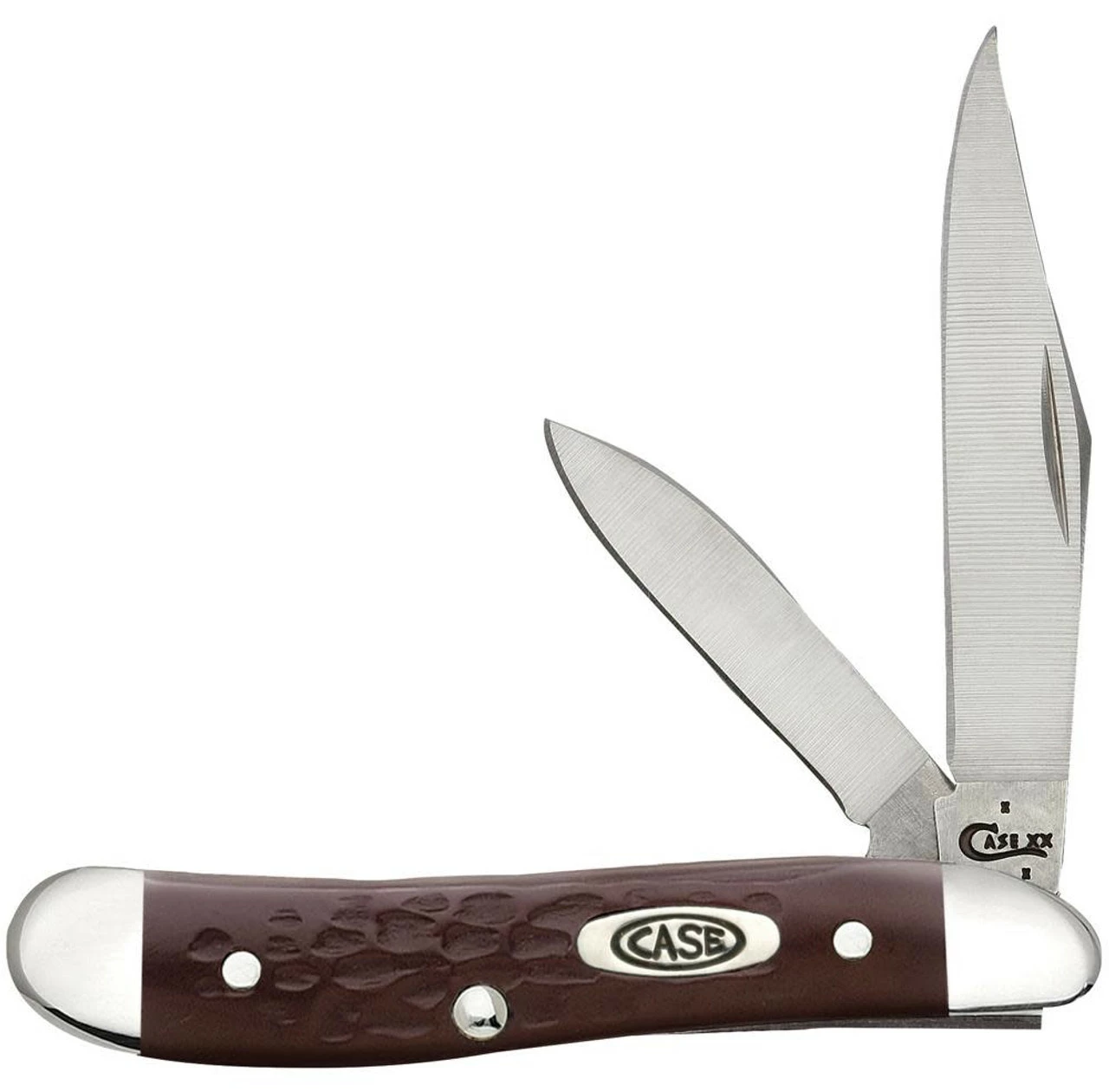 Case Knives 00046 Peanut Brown Synthetic Peanut 3 Case Knives 00046 Peanut Brown Synthetic Peanut