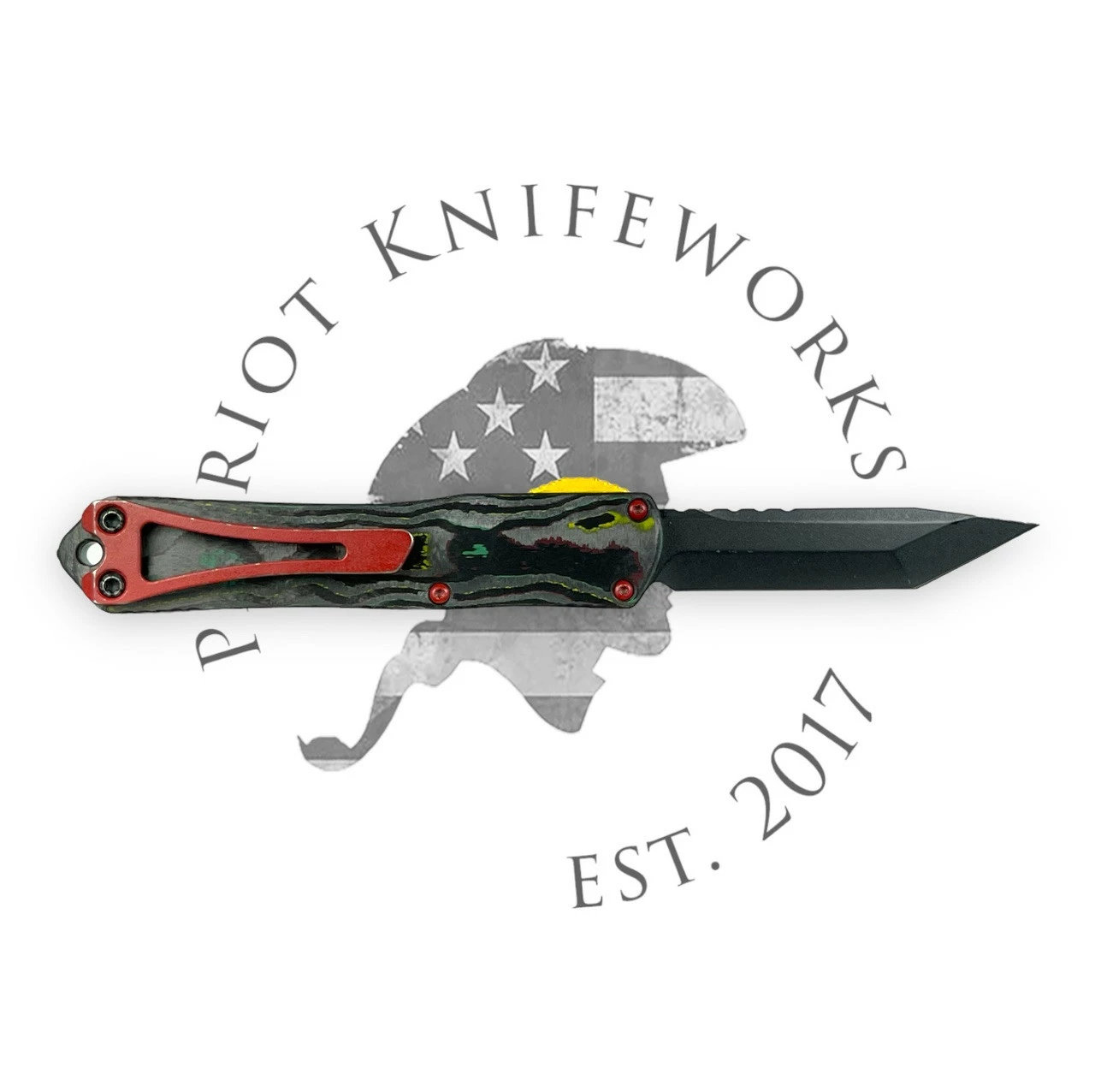 Heretic Knives Manticore S Bounty Hunter Tanto Battle Black Camo Carbon - H023-8A-BOUNTY 4 Heretic Knives Manticore S Bounty Hunter Tanto Battle Black Camo Carbon - H023-8A-BOUNTY - Image 2