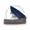 Medford Marauder H S45VN PVD Tanto Blade, Bronze Handles, PVD HW, FLM Clip, PVD Breaker -PATRIOT KNIFEWORKS Sales 935EB60A 7965 4803 87D1 7A33C8C8AEC1 34669.1687550013