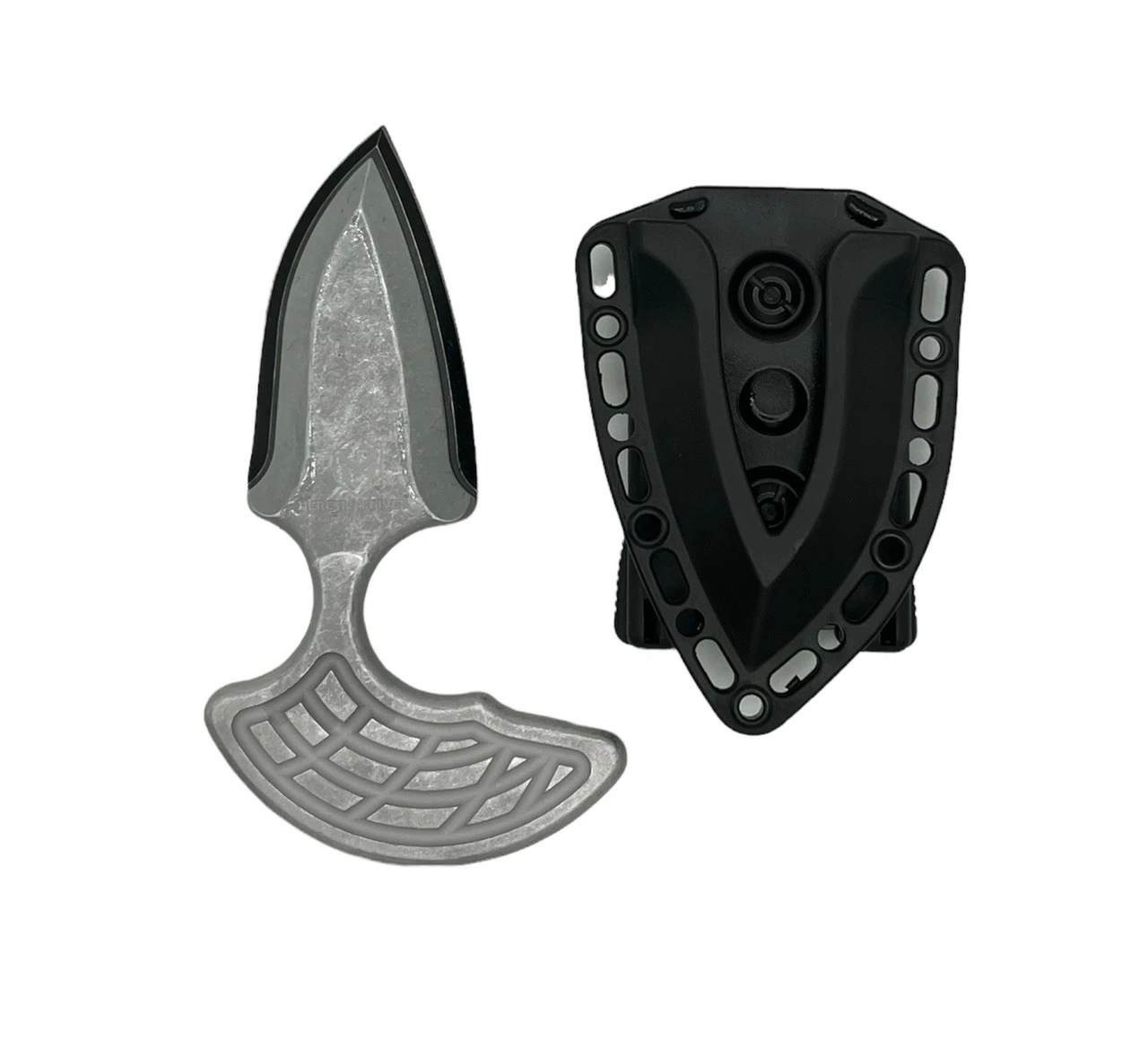 Heretic Knives H050-8A-BLIZZARD Blizzardworn Handle, Battleworn Black Blade, And Battleworn Black Hardware 3 Heretic Knives H050-8A-BLIZZARD Blizzardworn Handle, Battleworn Black Blade, And Battleworn Black Hardware