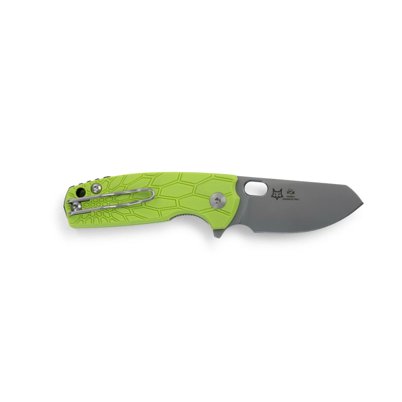 FOX™ Brighten Blades Baby Core BB-608 LG Neon Green Stainless Pocket Knife 4 FOX™ Brighten Blades Baby Core BB-608 LG Neon Green Stainless Pocket Knife - Image 2