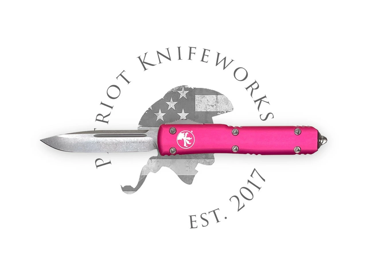 Microtech 121-10PK Ultratech S/E Pink Stonewash Standard 3 Microtech 121-10PK Ultratech S/E Pink Stonewash Standard
