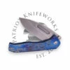 Medford Prae Slim S45VN Tumbled DP Blade, Faced/Flm Solar Flare Handle, Blue Spring, STD HW, FLM Clip -PATRIOT KNIFEWORKS Sales AC09A5B5 FE3C 4F5F B165 51B5463CCD5A 61948.1690304782