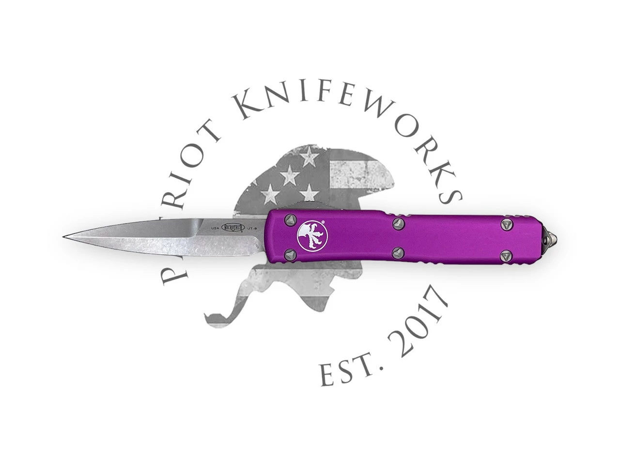 Microtech 120-10VI Ultratech Bayonet Violet Stonewash Standard 3 Microtech 120-10VI Ultratech Bayonet Violet Stonewash Standard