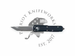 Microtech 233-12AP UTX-85 T/E Apocalyptic Full Serrated