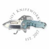 Medford Genesis T S45VN Tumbled DP Blade, Aqua Dragon Scale Handles, STD HW/Clip, NP3 Breaker -PATRIOT KNIFEWORKS Sales AF114C1A B237 45B6 875B F853E8D9608B 50616.1693413482