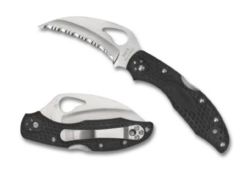 BYRD BY SPYDERCO HAWKBILL BYRD™ - SERRATED BLADE/BLACK HANDLE