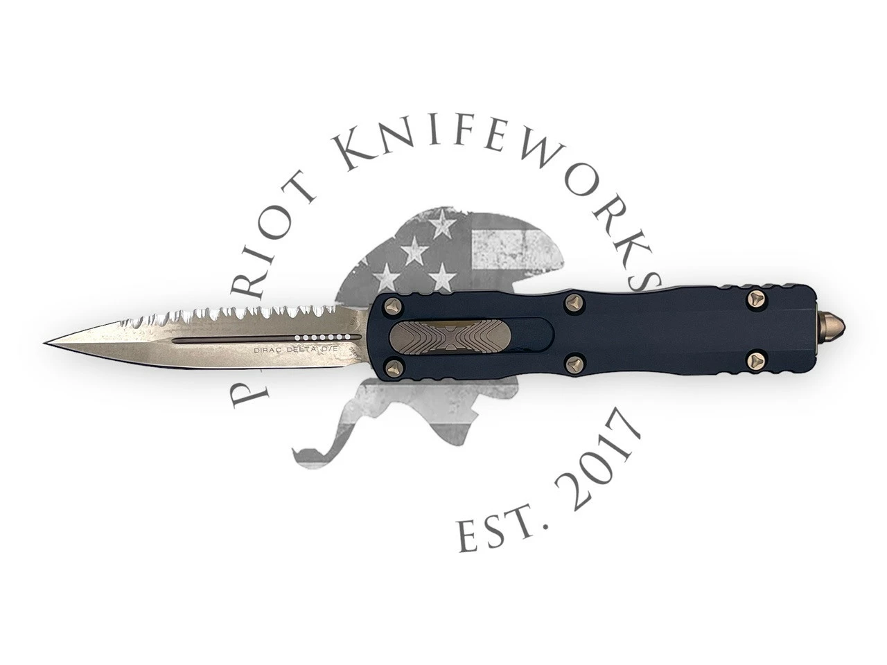 Microtech 227-15 Dirac Delta D/E Bronze Full Serrated 3 Microtech 227-15 Dirac Delta D/E Bronze Full Serrated