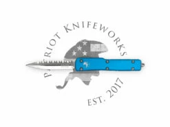 Microtech 147-12TQ UTX-70 D/E Turquoise Stonewash Full Serrated
