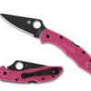 Spyderco C11FPPNS30VBK Delica - Pink Handle Black Blade -PATRIOT KNIFEWORKS Sales C11FPPNS30VBK Both 04620.1686274008