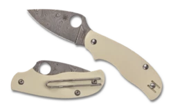 Spyderco C127GPIVD URBAN™ IVORY G-10 DAMASTEEL SPRINT RUN™