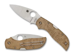 Spyderco C152WDP Chaparral Maple Wood