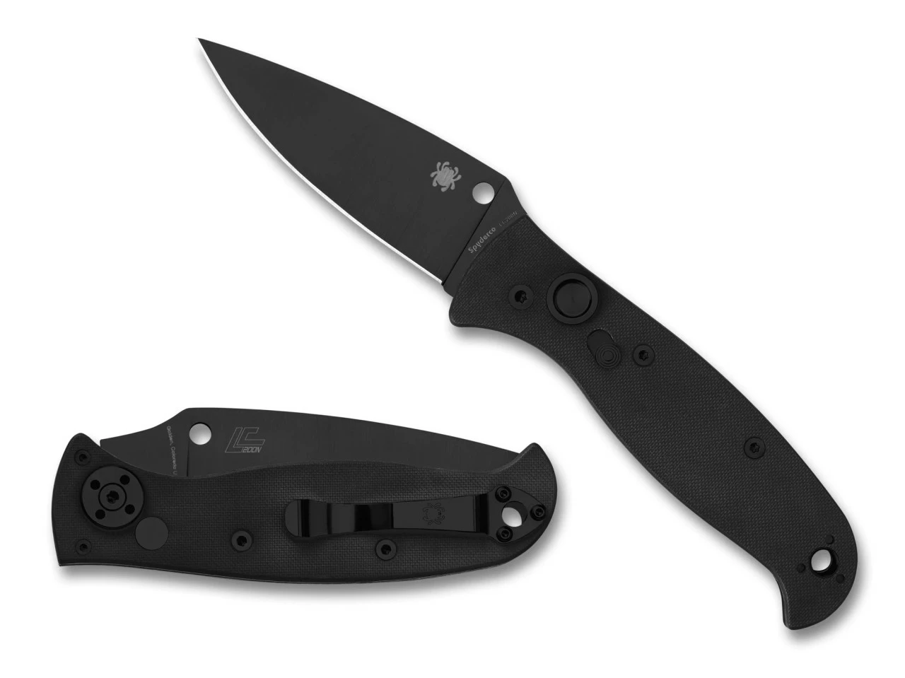 Spyderco C165GPBBK2 Autonomy™ 2 All Black Plain Edge 3 Spyderco C165GPBBK2 Autonomy™ 2 All Black Plain Edge
