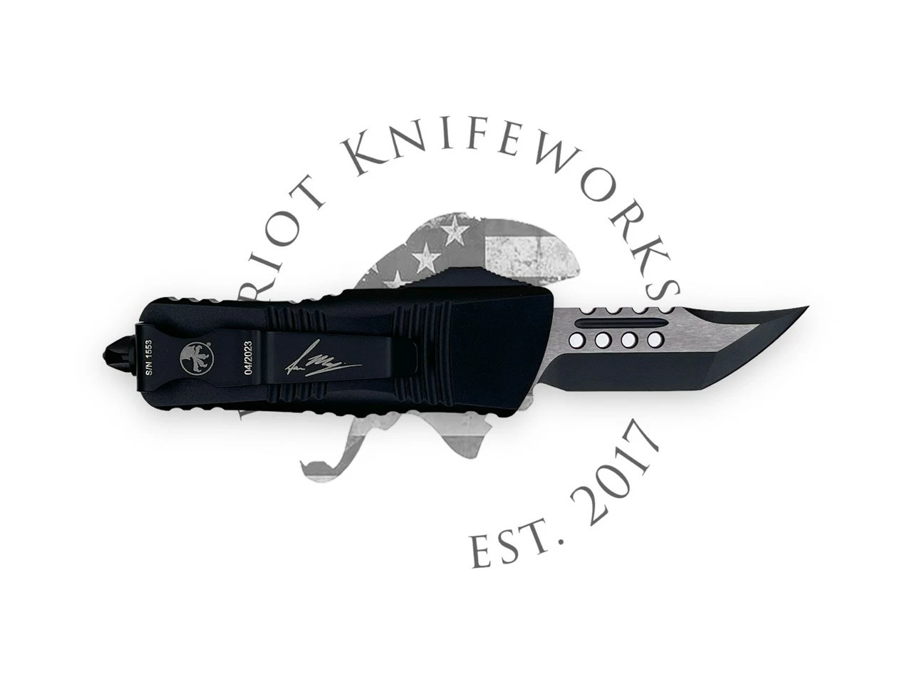 Microtech 819-1TS Mini Troodon Hellhound Signature Series Tactical Standard 4 Microtech 819-1TS Mini Troodon Hellhound Signature Series Tactical Standard - Image 2