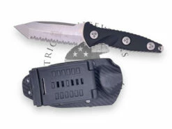 Microtech 114M-12 Socom Alpha Mini T/E Stonewash Full Serrated
