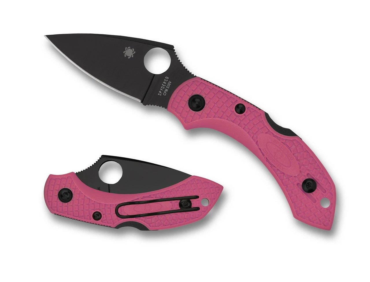 Spyderco C28FPPNS30VBK2 Dragonfly Pink 3 Spyderco C28FPPNS30VBK2 Dragonfly Pink