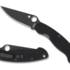 Spyderco C36GPBK MILITARY™ MODEL G-10 BLACK / BLACK BLADE -PATRIOT KNIFEWORKS Sales C36GPBK Both 40663.1686340111