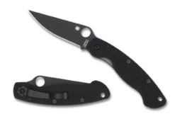 Spyderco C36GPBK MILITARY™ MODEL G-10 BLACK / BLACK BLADE