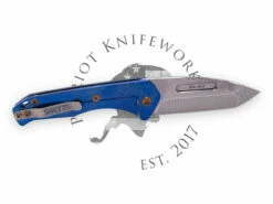 Medford Prae Slim S45VN Tumbled Tanto Blue American Flag Handles, Bronze HW, STD Clip -PATRIOT KNIFEWORKS Sales C4E7754C 7A84 4D16 B5A8 2EC6E72E572F 48508.1687542876