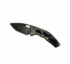 Heretic Knives Medusa Auto Tanto BW DLC Ti W/Ray Skin