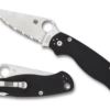 Spyderco PARA MILITARY™ 2 BLACK G-10 SPYDEREDGE™ C81GS2 -PATRIOT KNIFEWORKS Sales C81GS2 Both 93947.1689972893