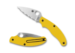 Spyderco C94SYL UK Pen Knife Salt Serrated
