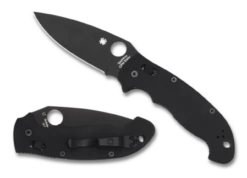 Spyderco C95GPBBK2 MANIX™ 2 XL G-10 BLACK / BLACK BLADE