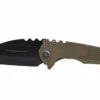 Medford Scout M/P D2 PVD Tanto Blade, OD Green G10 Handles, Flm HW/Clip, PVD Breaker