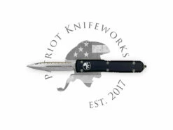 Microtech 122-12 Ultratech D/E Stonewash Full Serrated