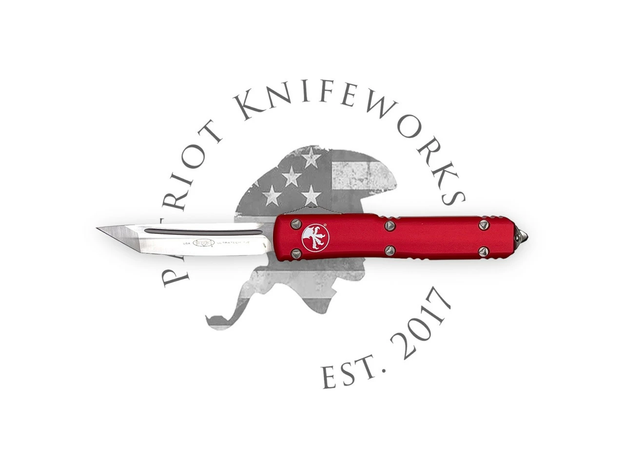 Microtech 123-4RD Ultratech T/E Red Satin Standard 3 Microtech 123-4RD Ultratech T/E Red Satin Standard