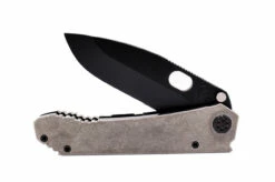 Medford 187DP D2 PVD Blade, Tumbled Handles, PVD HW/Clip