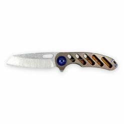 Curtiss Knives F3 Large Wharny Flipper Stonewash Bronze