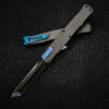 Heretic Knives Cleric Ll Tanto DLC Carbon Heber W/Blue Ti Accents -PATRIOT KNIFEWORKS Sales H019 6A CF BLU 60353.1686772350
