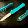 Heretic Knives Manticore S OTF Automatic Knife Turquoise 2.6" Bowie Stonewash H022B-2A-TQ -PATRIOT KNIFEWORKS Sales H022B 2A TQ 1 12516.1660162015