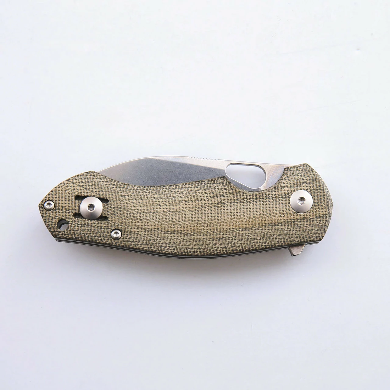 Giant Mouse Biblio Green Micarta 4 Giant Mouse Biblio Green Micarta - Image 2