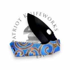 Medford TFF-1 FD S35VN PVD Blade, Faced/Flm Rip Curl Handle, PVD Spring, Bronze HW, Brsh/Flm Rip Curl Clip