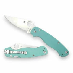 Spyderco Paramilitary 2 Teal G-10