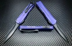 Heretic H025-8A-PU Manticore S Battleworn Black RE Purple