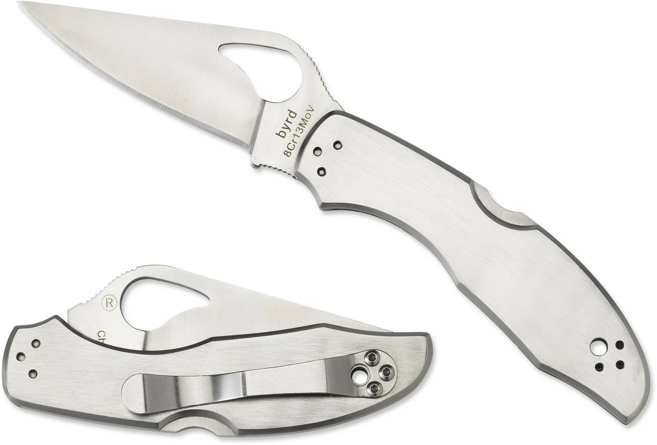BYRD BY SPYDERCO MEADOWLARK™ 2 STAINLESS - PLAIN EDGE/STAINLESS HANDLE 3 BYRD BY SPYDERCO MEADOWLARK™ 2 STAINLESS - PLAIN EDGE/STAINLESS HANDLE