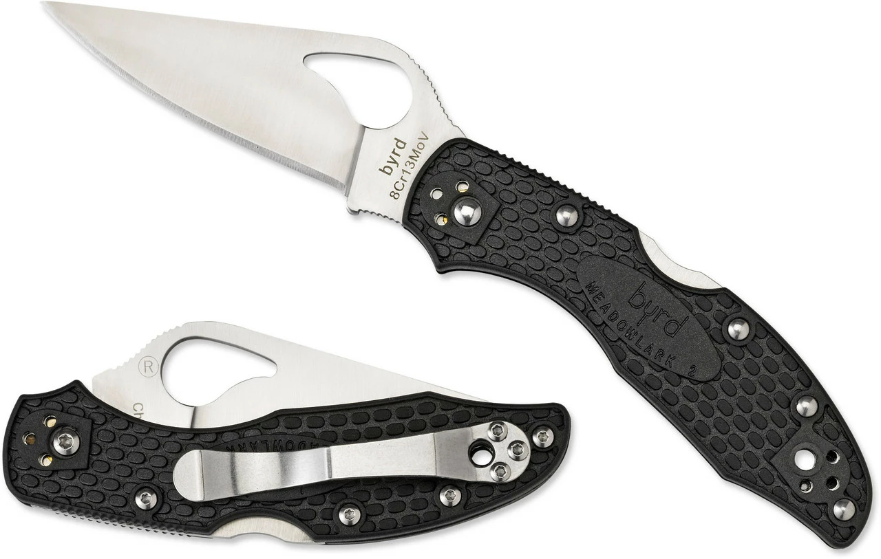BYRD BY SPYDERCO MEADOWLARK™ 2 FRN - PLAIN BLADE/BLACK HANDLE 3 BYRD BY SPYDERCO MEADOWLARK™ 2 FRN - PLAIN BLADE/BLACK HANDLE
