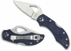 BYRD BY SPYDERCO ROBIN™ 2 FRN - PLAIN BALDE/BLUE HANDLE