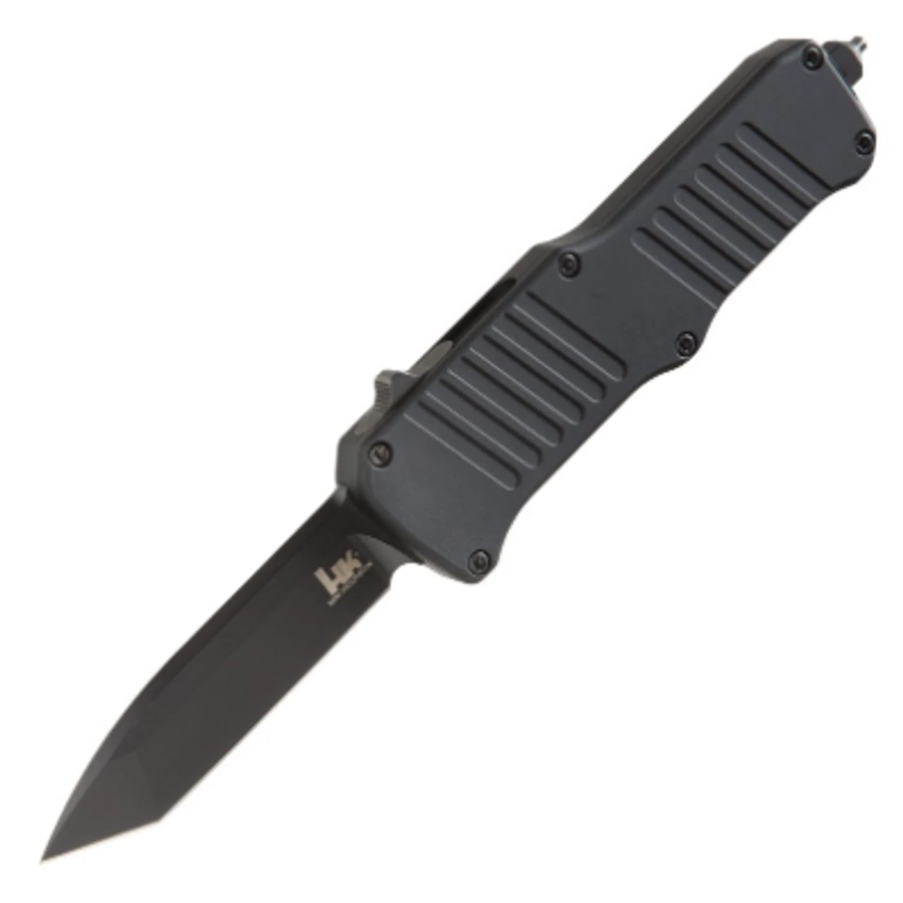 HK Mini Incursion OTF Automatic: 2.95" Tanto Blade - Black PVD Finish, Matte Black Aluminum Frame 3 HK Mini Incursion OTF Automatic: 2.95" Tanto Blade - Black PVD Finish, Matte Black Aluminum Frame