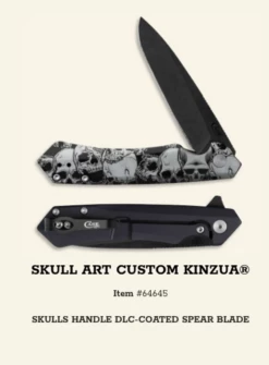 Case 64645 SKULL ART CUSTOM KINZUA®