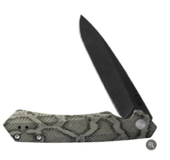 Case 64636 Embellished OD Green Anodized Aluminum Kinzua® With DLC Spear Blade