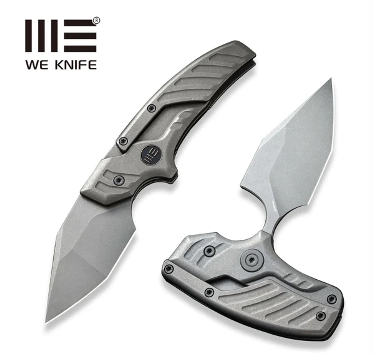 WEKNIFE Typhoeus Adjustable Fixed Blade Knife Titanium Handle (2.27" CPM 20CV Blade) WE21036B-2 3 WEKNIFE Typhoeus Adjustable Fixed Blade Knife Titanium Handle (2.27" CPM 20CV Blade) WE21036B-2